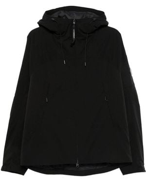 C.P. Company Lens Detailed Zip-Up Jacket - Black