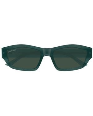 Balenciaga Eyewear Geometric-Frame Sunglasses - Green