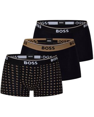 BOSS Threepack Underwear - Black