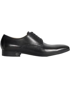 Gucci Double G Lace-Up Shoe - Black