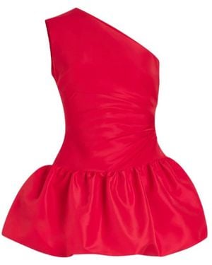 Patou One-shoulder Dress - Red