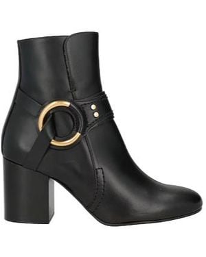 Chloé High-Heeled Ankle Boots - Black