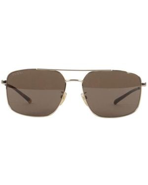 Gucci Square Double-Bridge Sunglasses - Multicolor