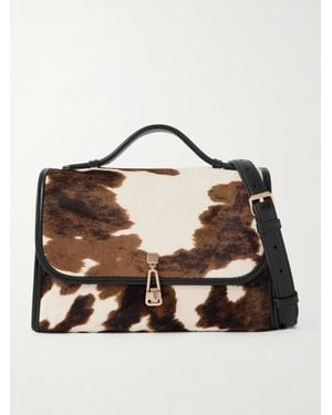 Gabriela Hearst Leonora Medium Cow-Print Calf Hair Tote - Multicolour