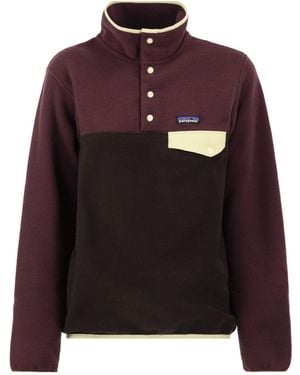 Patagonia Lightweight Synchilla Snap-T Fleece Pullover - Purple