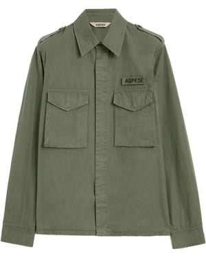 Aspesi Military Pocket Shirt - Green