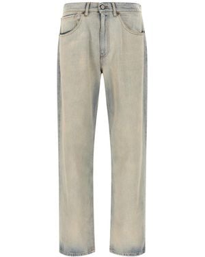 MM6 by Maison Margiela Numeric Signature Jeans - Grey