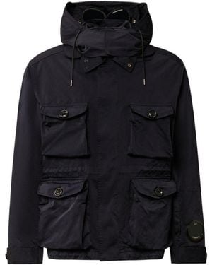 C.P. Company Micro Kei Hooded Jacket - Blue