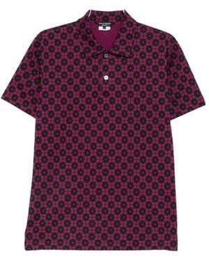 Comme des Garçons Short-Sleeved Polo Shirt - Purple