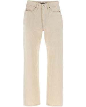 Jil Sander Japanese High Waist Denim Jeans - Natural