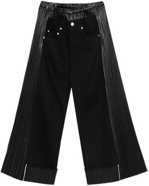 Junya Watanabe Rolled-Hem Casual Trousers - Black