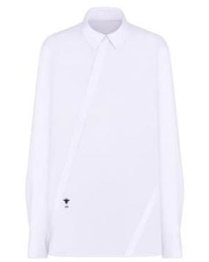 Dior Blouse With Oblique Closure - White