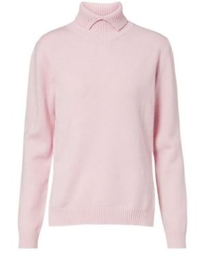 Jil Sander Turtleneck Jumper - Pink