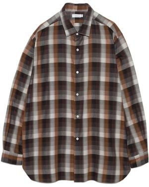 Nanamica Plaid Shirt - Brown