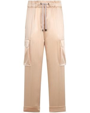 Peserico Drawstring Cargo Trousers - Natural
