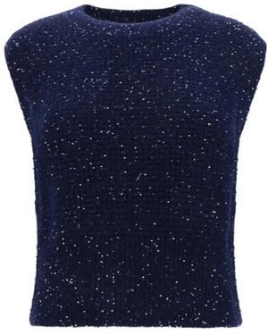 Fabiana Filippi Knit Vest - Blue
