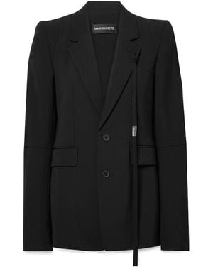 Ann Demeulemeester Rachele Twill Blazer - Black