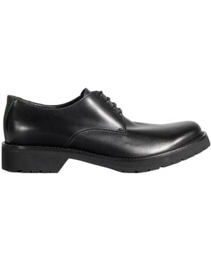 Gucci Web Lace-Up Shoe - Black