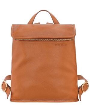 Longchamp Medium Le Foulonn Backpack - Brown
