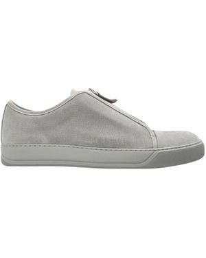 Lanvin Dbb1 Zip Sneakers - Gray
