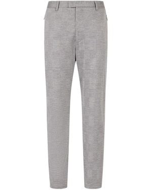Emporio Armani Tailored Cropped Trousers - Grey