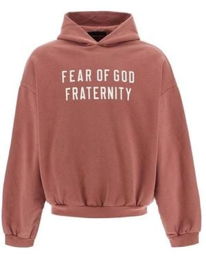 Fear Of God Long-Sleeved Sweater - Red