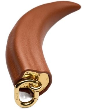 Celine Small Horn Pendant - White