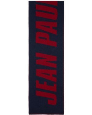 Jean Paul Gaultier Letter-Print Scarf - Red