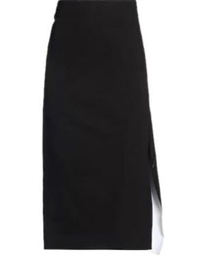 Sportmax Slim Solid Colour Skirt - Black