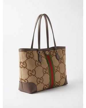 Gucci Ophidia Jumbo-Gg Medium Tote - Natural