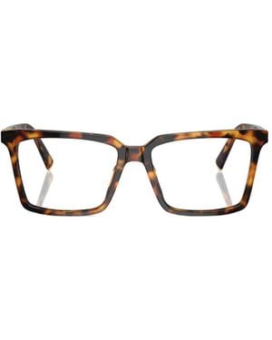 Miu Miu Eyewear Square-Frame Glasses - White