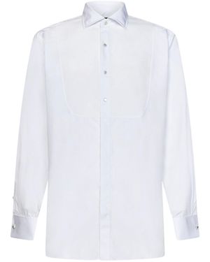 Lardini Long Sleeve Buttoned Shirt - White