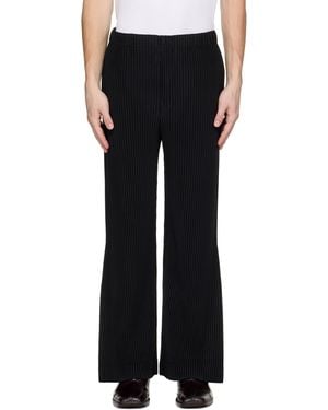 Homme Plissé Issey Miyake Pleats Bottoms 3 Pants - Black