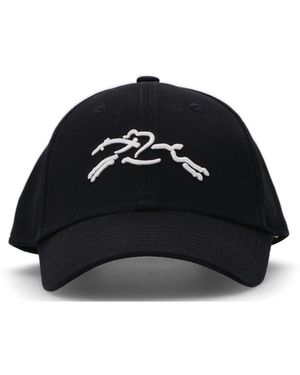 Longchamp Logo Baseball Cap - Black