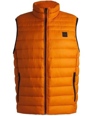 BOSS Water-Repellent Gilet - Orange