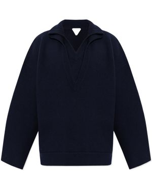 Bottega Veneta Compact Jumper - Blue