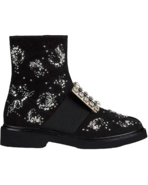 Roger Vivier Round Head Boots - Black