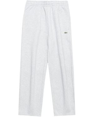Lacoste Elastic-Waist Sweatpants - White