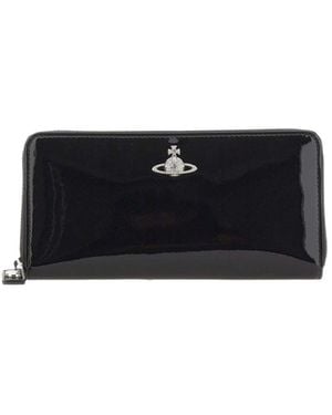 Vivienne Westwood Zip-Around Wallet - Black