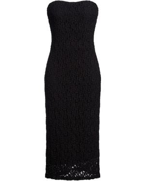 Max Mara Midi Slimming Sleeveless Dress - Black