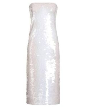 Sportmax Two-Tone Sequin Dress - White