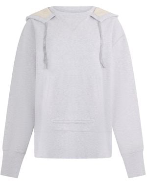 Maison Margiela Hooded Sweatshirt - White