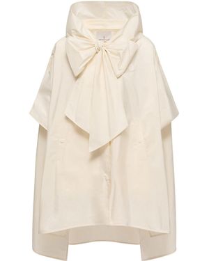 Moncler Lightweight Taffeta Cape - Natural