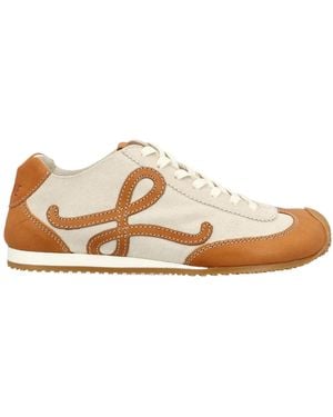 【Loewe】suede-trimmed sneakers スエードトリム スニーカー 送料込/関税込□LOEWE□スエードトリム スニーカー 靴・ブーツ