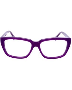 Max Mara Square Frame Glasses - White