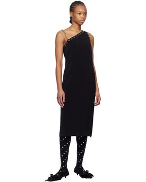 we11done Asymmetrical Dress - Black
