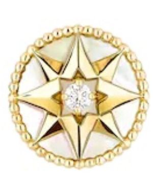 Dior Medium Rose Des Vents Single Earring - Metallic