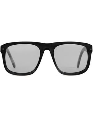 TOTEME Totême Logo Plaque The Navigators Square-Frame Sunglasses - Metallic