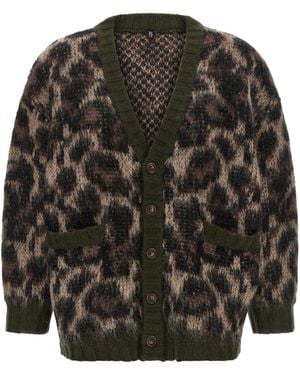 R13 Alpaca Leather Cardigan - Yellow