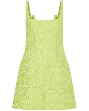 Emilia Wickstead Patterned Fitted Mini Skirt - Yellow